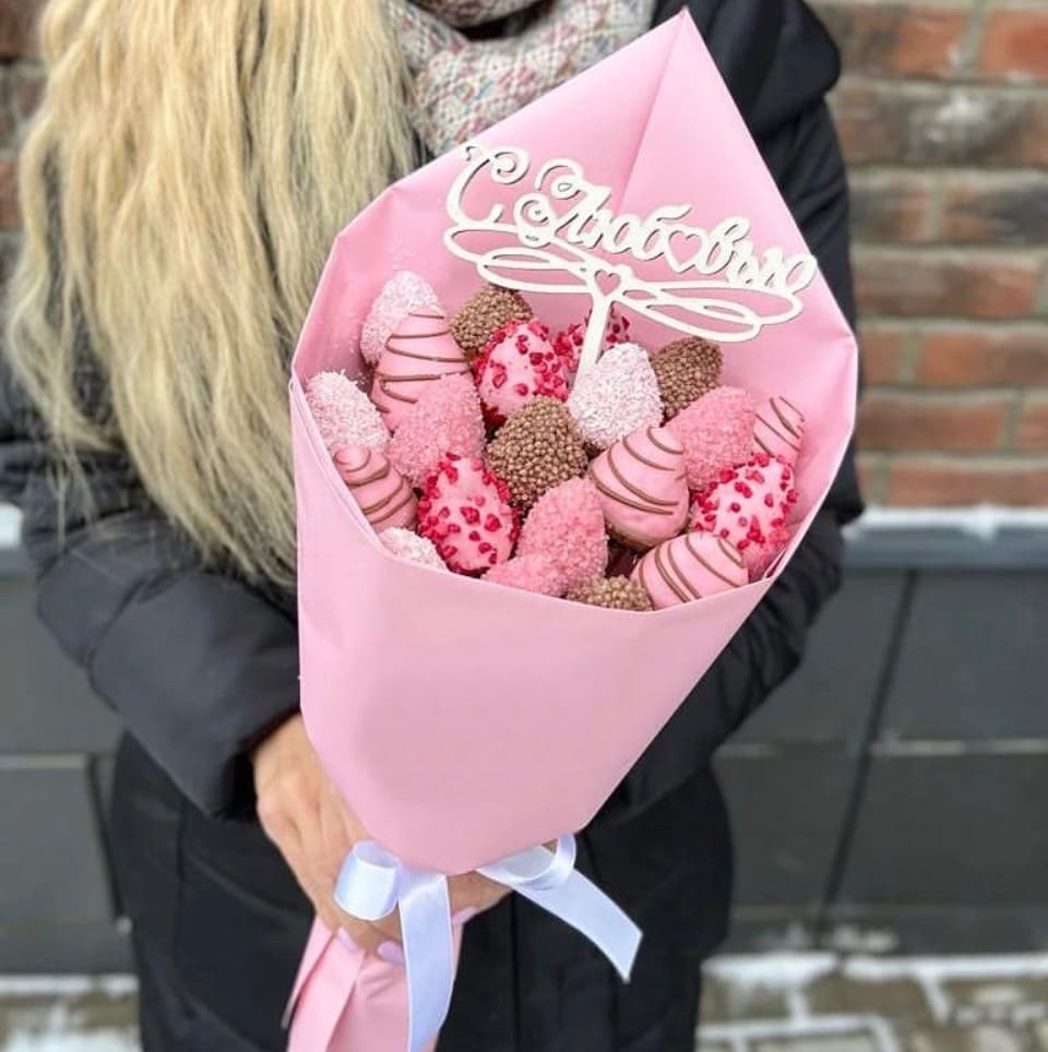 № 226. Букет из клубники в шоколаде
